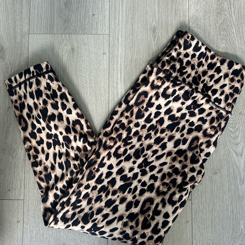 Victoria's Secret Black and Tan Leggings